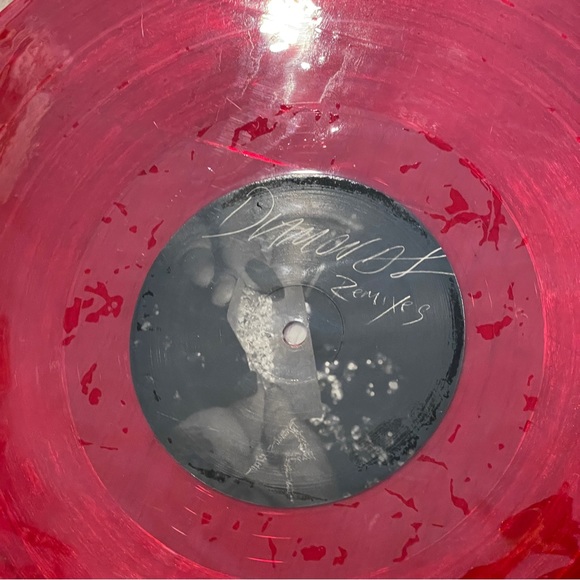 Special Edition💎Rihanna💎Diamonds Remixes Red Vinyl *RARE Collector's Piece* - Picture 8 of 9